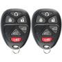 KeylessOption Keyless Entry Remote Control Car Key Fob Replacement for OUC60221, 15913427 (Pack of 2)