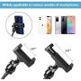 Panta Clip on Light with Phone Holder, Webcam Stand, USB Ring Light, Computer Light for Video Conferencing, Zoom Lighting for Laptop, Desk Lamp for Home Office, Reading Lamp for Bedside Table