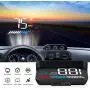ACECAR Head up Display Car Universal Dual System 3.5’’ HUD OBD II/GPS Interface,Vehicle Speed MPH KM/h,Engine RPM,OverSpeed Warning,Mileage Measurement,Water Temperature,Voltage