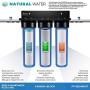 iSpring WGB32BM 3-Stage Whole House Water Filtration System w/ 20-Inch Big Blue Sediment & ED2000 Whole House Electronic Descaler Water Conditioner, Alternative Water Softener iSpring WGB32BM 3-Stage Whole House Water Filtration System w/ 20-Inch Big Blue Sediment & ED2000 Whole House Electronic Descaler Water Conditioner, Alternative Water Softener