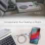 Moshi Otto Q Wireless Charger, Qi Certified, Textured Fabric, Fast-Charging 15W Max Compatible with iPhone 12 Mini/12 Pro/12 Pro Max/SE 2/11 Series, AirPods Pro, Galaxy/Note, Pixel (No AC Adapter)