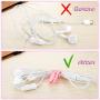 18 Pieces Magnetic Cable Ties Silicone Cable Management Earphone Organizers Reusable Cord Clips Set for Bundling Organizing Hanging Holding Items, Fridge Magnet, Keychain for Home Office School