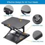 HUANUO Adjustable Laptop Stand for Desk - Easy to Sit or Stand with 9 Adjustable Angles, Laptop Riser Reduces Neck Pain, Fits 15.6 Inch Laptop & Notebook, Height Adjustable Computer & Tablet Riser