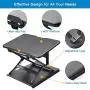 HUANUO Adjustable Laptop Stand for Desk - Easy to Sit or Stand with 9 Adjustable Angles, Laptop Riser Reduces Neck Pain, Fits 15.6 Inch Laptop & Notebook, Height Adjustable Computer & Tablet Riser