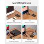 UGREEN 2.5'' Hard Drive Enclosure USB C 3.1 Gen 2 to SATA III 6Gbps for SSD HDD 9.5 7mm External Hard Drive Disk Case w UASP Compatible with WD Seagate Toshiba Samsung Hitachi PS4 Xbox Router
