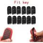 Royalfox 3 4 5 Buttons TPU Smart Remote Key Fob case Full Cover for Chrysler 300 200 Dodge Charger Challenger Dart Durango Journey,Jeep Grand Cherokee Renegade Fiat Freemont (red)