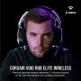 Corsair VOID RGB Elite Wireless Premium Gaming Headset with 7.1 Surround Sound - Discord Certified - Works with PC, PS5 and PS4 - White (CA-9011202-NA)