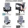 Melanovo Computer Office Chair Covers, Universal Stretch Desk Chair Cover for Rotating High Back Chair (Large Size)