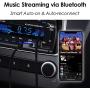 PALOVUE Bluetooth 5.0 Receiver with Qualcomm CSR Wireless Car Kit for Music Streaming and Hands-Free Calling for Car Home Stereo with 3.5mm Aux Port No Charging Needed LinkFlow