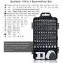 Gocheer Mini Precision Screwdriver Set, 115 in 1 Magnetic Screwdriver Bit Set with Case for iPhone, Computer, PC, Watch, Glasses, Electronics, Mini DIY Hand Work Repair Tools