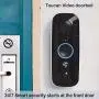 TOUCAN Video Doorbell Camera 1080p HD with Chime, Angle View 180° Doorbell Camera WiFi with Motion Detector, Wireless Video Doorbell, Doorbell Camera Night Vision with 2-Way Audio, Weatherproof IP56