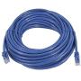 Monoprice Flexboot Cat6 Ethernet Patch Cable - Network Internet Cord - RJ45, Stranded, 550Mhz, UTP, Pure Bare Copper Wire, 24AWG, 75ft, Blue