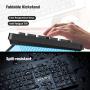 VicTsing Wireless Keyboard and Mouse [Whisper Quiet], 2.4G Wireless Keyboard Mouse Combo, Cordless Computer Keyboard and Silent Mouse, Nano USB Receiver for PC Laptop Chromebook Notebook Windows,Black