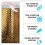 Bubble mailers 8.5 x 11 Padded envelopes 8 1/2 x 11. Pack of 10 Gold Cushion envelopes. Exterior Size 9.5 x 11 (9 1/2 x 11). Peel & Seal. Metallic foil. Mailing, Shipping, Packing, Packaging.
