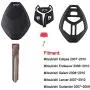 Heart Horse Keyless Entry Remote for Mitsubishi Eclipse Lancer Endeavor Galant Outlander No Chip 2007-2012 Uncut Blank Car Key Blade Fob Case Shell Button Pad Cover Repair Heart Horse Keyless Entry Remote for Mitsubishi Eclipse Lancer Endeavor Galant Outlander No Chip 2007-2012 Uncut Blank Car Key Blade Fob Case Shell Button Pad Cover Repair