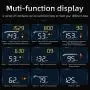 ACECAR Head-up Display,Upgrade Car HUD 3.5’’ Dual Mode OBD2/GPS Windshield Projector with Speed,Digital Clock,Overspeed Warning,Mileage Measurement,Water Temperature,Direction,for All Vehicles