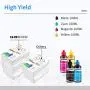 WOKOK Sublimation Ink refill for ecotank ET-2720 ET-2750 ET-2760 ET-2650 ET-3750 ET-4750 ET-7750 WF7710 WF7720 WF2760 WF3620 WF3640 WF3720 WF3730 XP4100 XP6100 XP7100 , Use for Heat Press Machine