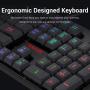 Redragon S107-BA Gaming Keyboard and Mouse Combo Wired Mechanical Feel RGB LED Backlit Keyboard 3200 DPI Gaming Mouse for Windows PC (Keyboard Mouse Combo)