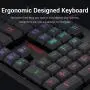 Redragon S107-BA Gaming Keyboard and Mouse Combo Wired Mechanical Feel RGB LED Backlit Keyboard 3200 DPI Gaming Mouse for Windows PC (Keyboard Mouse Combo)