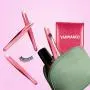 VARWANEO 4 PCS Eyebrow Tweezers for Women, Professional Precision Slant and Pointed Tip Tweezers Set Eyebrow Plucker Tools for Ingrown Hair, Hair Removal Tweezers with Leather Travel Case(rose red) VARWANEO 4 PCS Eyebrow Tweezers for Women, Professional Precision Slant and Pointed Tip Tweezers Set Eyebrow Plucker Tools for Ingrown Hair, Hair Removal Tweezers with Leather Travel Case(rose red)