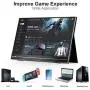 NIUTO 15.6 Portable Monitor Full HD 1080P USB C Display Eye Care IPS Screen Dual Speaker Computer Display HDMI Type C for Mac Phone Laptop PC Xbox PS4 Switch NIUTO 15.6 Portable Monitor Full HD 1080P USB C Display Eye Care IPS Screen Dual Speaker Computer Display HDMI Type C for Mac Phone Laptop PC Xbox PS4 Switch