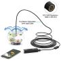 Pancellent Wireless Snake Camera 1200P WiFi Inspection Camera HD Endoscope with 8 LED Light Rigid Cable Borescope for iPhone Android Smartphone Table Ipad PC (5 Metes,16.5 FT)