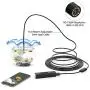 Pancellent Wireless Snake Camera 1200P WiFi Inspection Camera HD Endoscope with 8 LED Light Rigid Cable Borescope for iPhone Android Smartphone Table Ipad PC (5 Metes,16.5 FT)