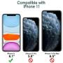 JETech Silicone Case for iPhone 11 (2019) 6.1-Inch, Silky-Soft Touch Full-Body Protective Case, Shockproof Cover with Microfiber Lining (Black)