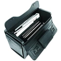 Bond Street, Ltd. 456110BLK Rolling Computer/Catalog Case, Koskin, 19 x 9 x 15-1/2 Inches, Black