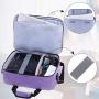 Luxja Projector Case, Projector Bag with Protective Laptop Sleeve, Projector Carrying Case with Accessories Pockets, Large(16 x 11.5 x 5.75 Inches), Purple