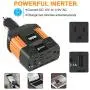 Ampeak 100W Car Power Inverter DC 12V to 110V AC Converter with 2.1A USB Car Adapter