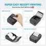 Bluetooth Thermal Receipt Printer, LOSRECAL Portable Personal Bill Printer, Mini Wireless 58mm Mobile Printer Compatible with Android/Windows, DO NOT Support Square/iOS/ipad/iPhone