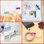 Rich&Ray Reusable Silicone Twist Ties with Strong Magnet for Bundling and Organizing Cables/Cords, Hanging or Holding Stuff, Can Be Used in Many Ways or Just for Fun (Black-20Pack)