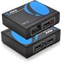 4K 1 in 2 Out HDMI Splitter by OREI - Ultra HD 4K @ 30 Hz 1x2 V. 1.4 HDCP, Power HDMI Supports 3D Full HD 1080P for Xbox, PS4 PS3 Fire Stick Blu Ray Apple TV HDTV - Adapter Included