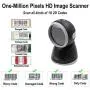 TEEMI 1D 2D Handsfree Presentation Barcode Scanner, One Megapixel High Resolution Sensor QR Code USB Wired Automatic Reader for PC POS Mac OS Support Moving Bar Code, TMSL-70
