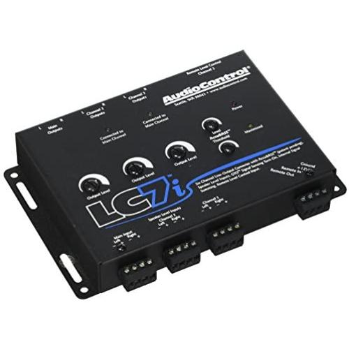 AudioControl LC7i Black 6-Channel Line Output Converter with Bass Restoration