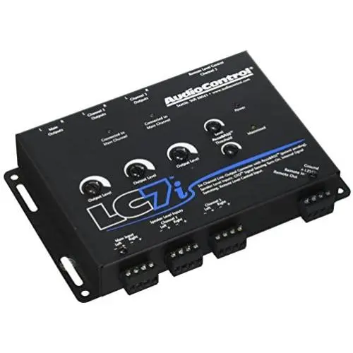 AudioControl LC7i Black 6-Channel Line Output Converter with Bass Restoration AudioControl LC7i Black 6-Channel Line Output Converter with Bass Restoration
