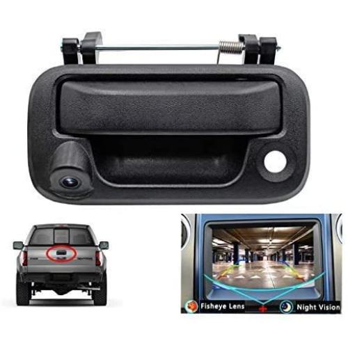 WonVon Backup Camera Tailgate Camera,Car Rear View Camera Backup Tailgate Handle Camera for Ford F150/F250/F350/F450/F550