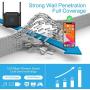 WiFi Range Extender, Beenate 1200Mbps Signal Booster Repeater, Dual Band 2.4G & 5Ghz WiFi Extender, 4 Antennas Full Coverage with Ethernet Port and WPS, Ap Repeater Mode Wireless Signal Booster