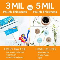 Scotch Thermal Laminating Pouches, 5 Mil Thick for Extra Protection, 2.32 x 3.70-Inches, Business Card Size, 100-Pack (TP5851-100)