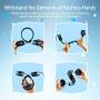iClever HS14 Kids Headphones, Headphones for Kids with 94dB Volume Limited for Boys Girls, Adjustable Headband, Foldable, Child Headphones on Ear for Study Tablet Airplane School, Black