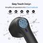 Wireless Earbuds, Mpow MX1 Bluetooth Headphones w/Wireless Charging Case/USB-C Charge, 4 Mics Noise Reduction in Ear Headset, 35H Playtime/Hi-Fi Stereo/Touch Control, IPX8 Waterproof Sport Earphones