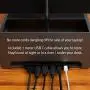 Twelve South StayGo | USB-C Hub for Type C MacBooks, Laptops and iPad Pro with included 1 meter desktop cable + stowable travel cable for Home, Office & Travel
