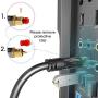 KabelDirekt – 10 feet – Optical Digital Audio Cable (Fiber Optic, TOSLINK, Male to Male, Home Theater, Gold Plated, for PlayStation/PS4 & Xbox – Pro Series)