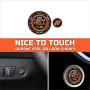 ToolEpic for Dodge Ram 1500 Challenger Charger Durango Accessories 2015-2021 - Engine Start Stop Button Overlay Go Mango Sticker Emblem - Push to Release Hell Badge Unique Style - Perfect for Decals