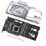 Bykski GPU Copper Water Cooling Block for EVGA RTX3090 RTX3080 FTW3 Ultra Gaming (5V LED GPU Block with Backplate)