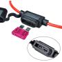 10ga Fuse Holder, 2 Pack MUYI Inline Fuse Holder 10 Gauge Fuse holders 12v Waterproof Pigtail Blade Fuse Relay with 40AMP ATC Fuses