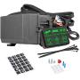 6 Gang Switch Panel Electronic Relay System Circuit Control Box Waterproof Fuse Relay Box Wiring Harness Assemblies for Car Auto Truck Boat Marine (Universal 6 Gang Button Switch Panel) (1)