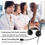 Sinseng Noise Cancelling Headphones with Microphone 3.5mm Headset, Conference Headset for Call Center with Volume Controls, Mobile Phone Headphones for iPhone Samsung iPad PC Laptop Tablets Computer