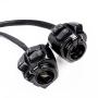 1 Pair Motorcycle 1'' Handlebar Switches Control and Wiring Harness Compatible with Harley